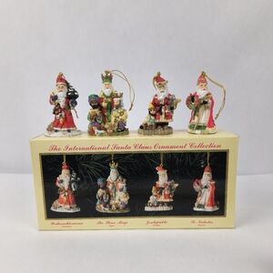 Santa Claus International Ornament Collection Germany Spain Finland Austria VNTG